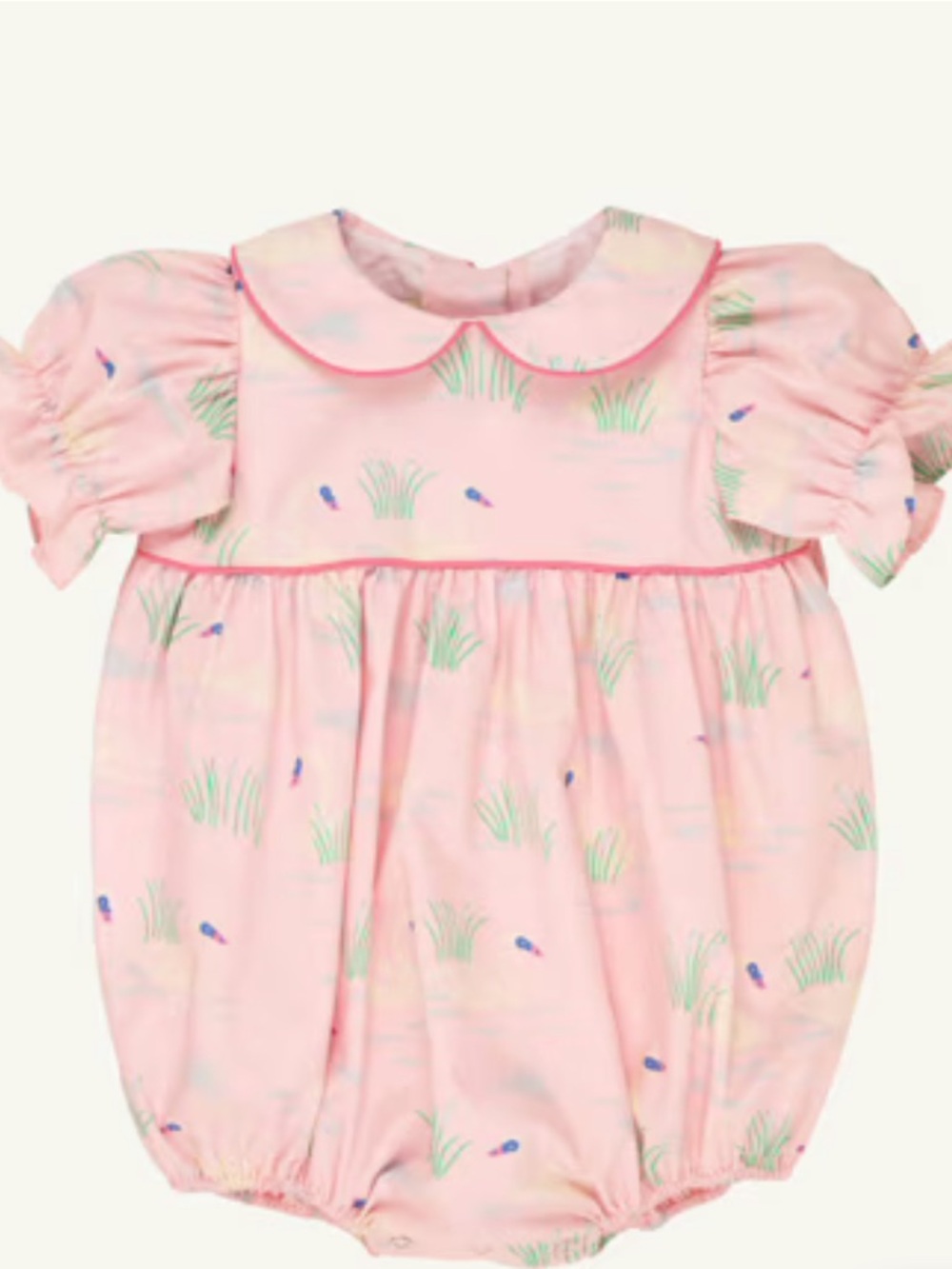 RARE Beaufort Bonnet Holly Day Bubble Abswanlutely Adorable Hamptons Hot Pink 3T